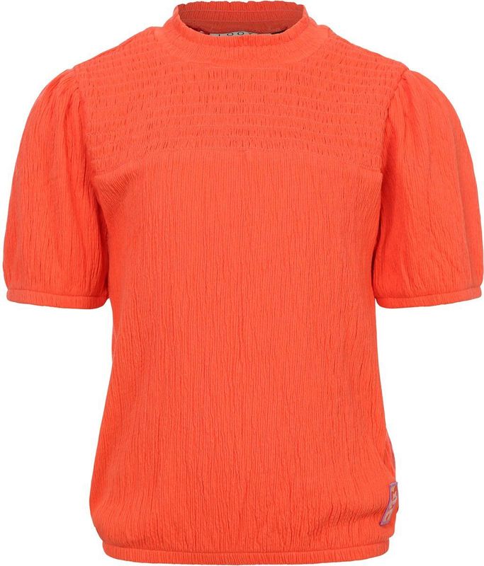 LOOXS Little 2601-7415-226 Meisjes T-Shirt - Maat 92 - Oranje van 99% cotton 1% elastan