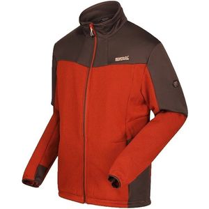 De Regatta Highton Winter II Fleece - hele rits - outdoortrui - heren - tweekleurig - stretch - Oranje