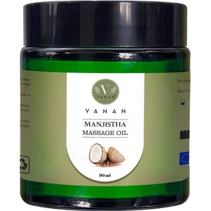 Vanan - Manjistha Massage Olie - 90ml - Manjistha - Kokosolie