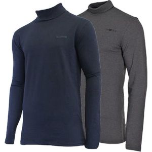 2-Pack Campri Skipully - Wintersportpully - Heren - Charcoal-marl/Navy (1397) - maat XXL