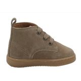 Develab - Firststep - Babysneakers - Taupe - Halfhoog Veterschoentje