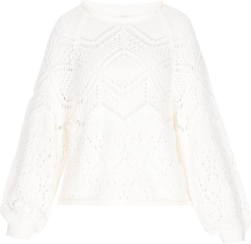 DreiMaster - Gebreide Trui - Stijlvol - Losse Pasvorm - Ronde Hals