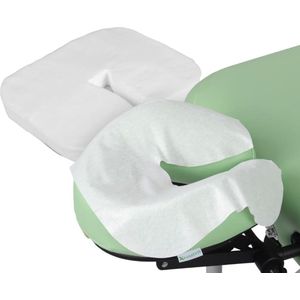HABYS® Disposable Hoofdsteunhoesjes – 100 stuks – Wit – Hypoallergeen – Bescherming voor de massagetafel – Hygiënisch