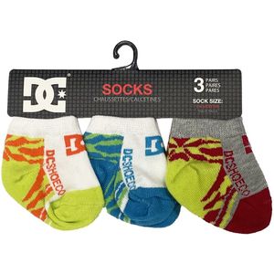 DC Shoes - 424504 - Baby Sokken - Set van 3 Paar - Streepdessin