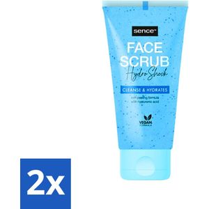 Sence - Alle Huidtypes - Gezichtsscrub - Exfoliërend - 150 ml - Voordeelverpakking - 2 stuks