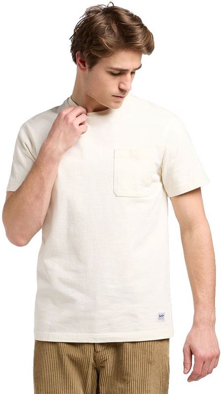 Lee - Workwear Pocket T-shirt - Ecru - Korte Mouwen