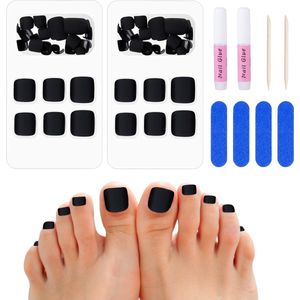 Valse Teennagels Set - Kunstnagels voor Nail Art - 48 Stuks - Matte Korte