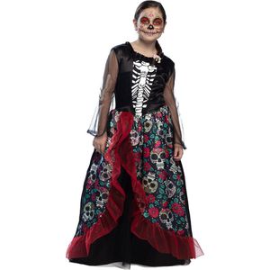 Boland - Kostuum Niña Rosa (7-9 jr) - Kinderen - Day of the dead - Halloween verkleedkleding - Day of the dead
