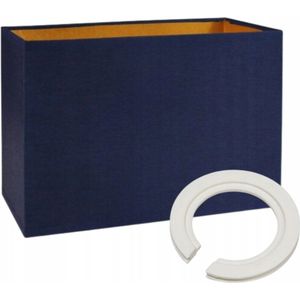 Stijlvolle Rechthoekige Lampenkap Glamour E27 E14 - Diverse Kleuren