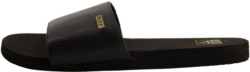 Reef - Bliss Nights - Badslippers - Zwart - Vegan Leren Bandjes