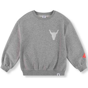 Alix the Label - Sweater - Soft grey melange - Maat 134-140