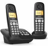 Gigaset AL220A Duo v2 - Duo DECT telefoon - Zwart