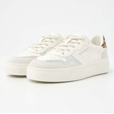 BK - REFLUX - Sneakers - Wit/Beige/Zilver/Panterprint