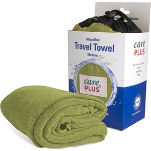 Care Plus Reishanddoek microvezel - Maat: medium 60 x 120 cm - Groen - Travel Towel