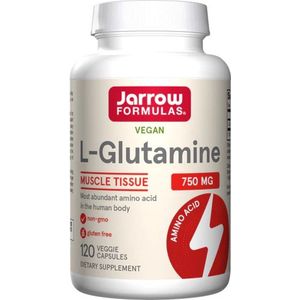 Jarrow Formulas - L-Glutamine - 750 mg - 120 Plantaardige Capsules
