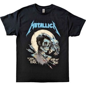 Metallica - Sad But True Poster Heren T-shirt - L - Zwart