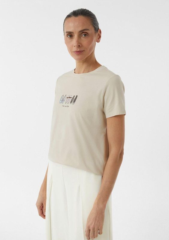 comma - T-shirt - Regular Fit