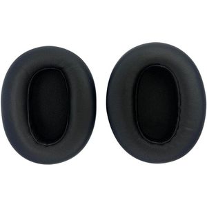 Nordivar - Vervangende Oorkussens voor Over-Ear Hoofdtelefoon, Duurzame Kussens, Comfortabel en Zachter (Zwart)