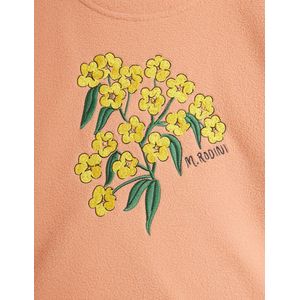 Fleece Top met Alpenbloemen Borduurse 140-146