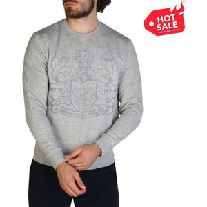 Aquascutum - FAI001-94 - Sweatshirt - Darkgray, Steelblue - Heren