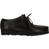 CLARKS - Wallabee - Sneakers - Zwart - Waterdicht - Bovenmateriaal van Leer