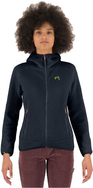 Karpos Moiazza Retro´ Fleece Met Volledige Rits Zwart S Vrouw