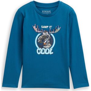 Tom Tailor Shirt met lange mouwen en omkeerbare pailletten