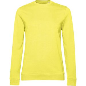 Sweater 'French Terry/Women' B&C Collectie maat L Solar Yellow/Geel