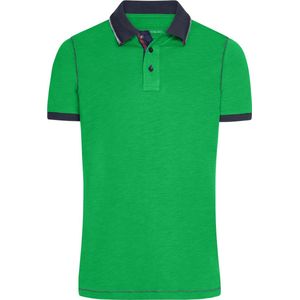 James & Nicholson Poloshirt - urban - groen - heren - polo L
