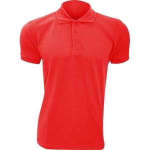 SOLS Heren Prime Pique Poloshirt met korte mouwen (Rood)