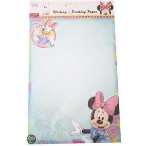 Disney Schrijfpapier (20 vellen) 80 gram a4 minnie mouse