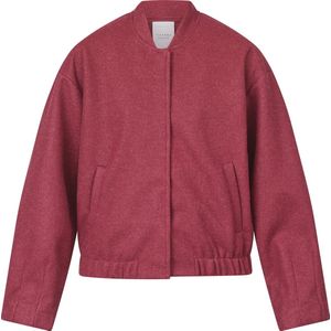 SISTERS POINT Vabaia-bomber - Dames Jas - Bordeaux mel. - Maat XS