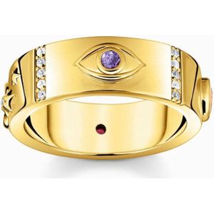 Thomas Sabo - TR2439-995-7-58 - Ring - Dames - 925er Zilver geel verguld - ringmaat 58