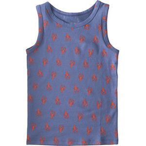 Little Label - tank top - lobster - maat: 146/152 - bio-katoen