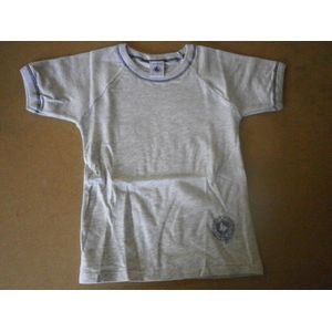 Petit bateau  Onderhemd, t-shirt korte mouw grijst 6 jaar 114