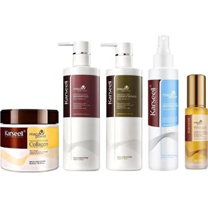 Karseell - Haarmasker + Shampoo + Conditioner + Maca Care System Protein Spray + Haarolie - Extra Bundelvoordeel