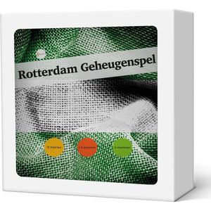 Memo Geheugenspel Rotterdam - Kaartspel 70 kaarten - gedrukt op karton - educatief spel - geheugenspel