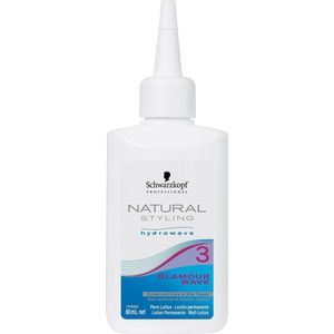 Schwarzkopf - Natural Styling Glamour Wave Hydrowave 3 - Permanentvloeistof - 80 ml