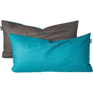 SCHIESSER - Doubleface - Kussenslopen - 40 x 80 cm - Fijn Flanelkwaliteit