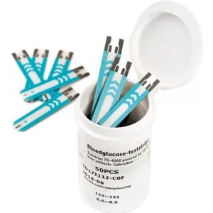 HT One glucose teststrips x5 HT One - Blauw - Past op HT ONE glucosemeter