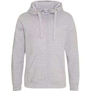 Graduate Heavyweight Hoodie met rits Heather Grey - XXL