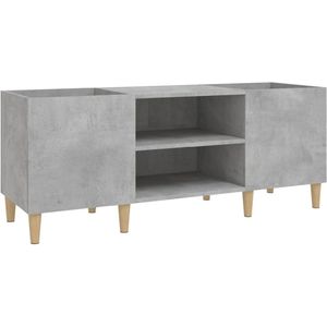 vidaXL-Platenkast-121x38x48-cm-bewerkt-hout-betongrijs