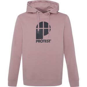 Protest Classic Logo Hoody – Hoodie Heren – Capuchon – Fleece – Mauvepink