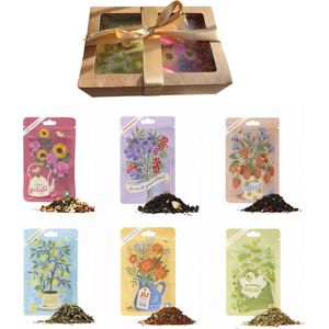 Pakket vol Complimenten - 6 soorten Complimententhee - Losse thee