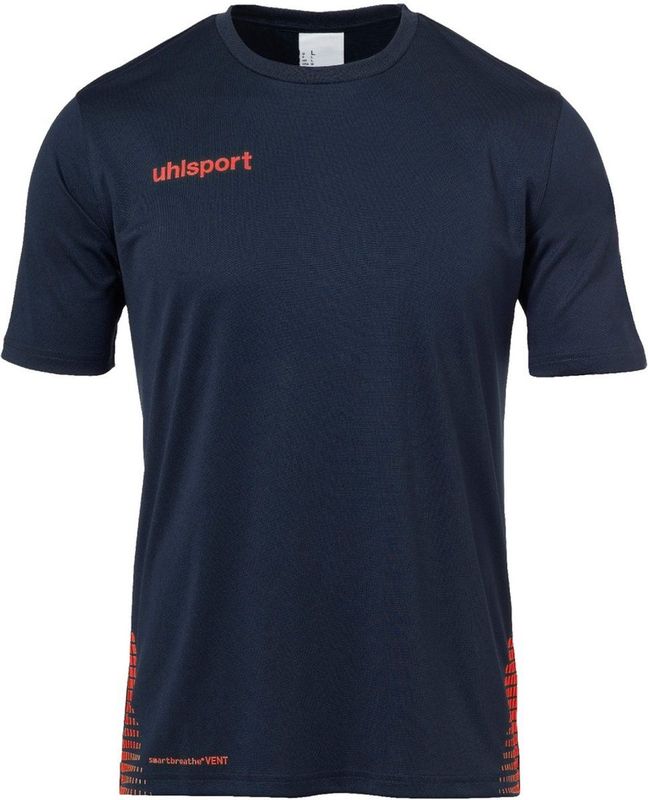 Uhlsport - Score Training T-Shirt - Marine-Fluo Rood - Kind