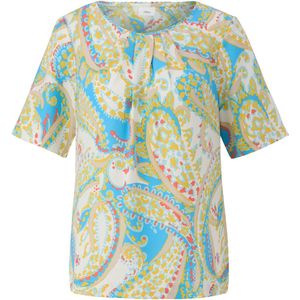 s.Oliver - Blouse - Lichte en Luchtige - Ronde Halslijn - Korte Mouwen
