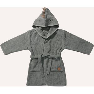 Petite Amélie - DINO - Badjas - Groen - 1-2 jaar - 100% Biologisch Katoen - GOTS-Gecertificeerd