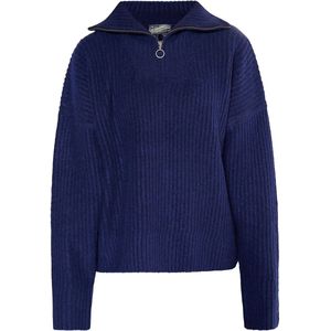 DreiMaster - Ribgebreide Troyer - Marine - Dames