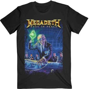 Megadeth - Rust In Peace 30th Anniversary Heren T-shirt - S - Zwart