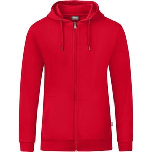 Jako Organic Jas Met Kap Dames - Rood | Maat: 46